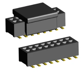 1.00mm PCB Socket Double Rows SMD Type whth Cap